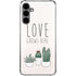 Love Grows Here Galaxy S24 Plus Clear Case